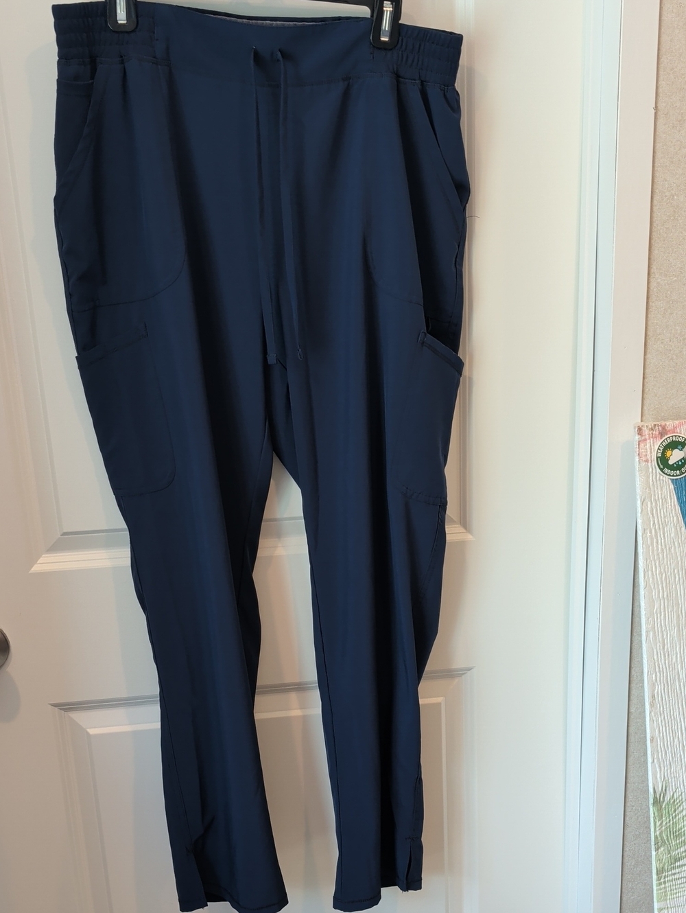 Women's Navy Scrub Pants - Classic Comfort
